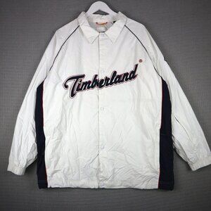 Timberland Weathergear Snap Track Jacket XL Y2K Windbreaker